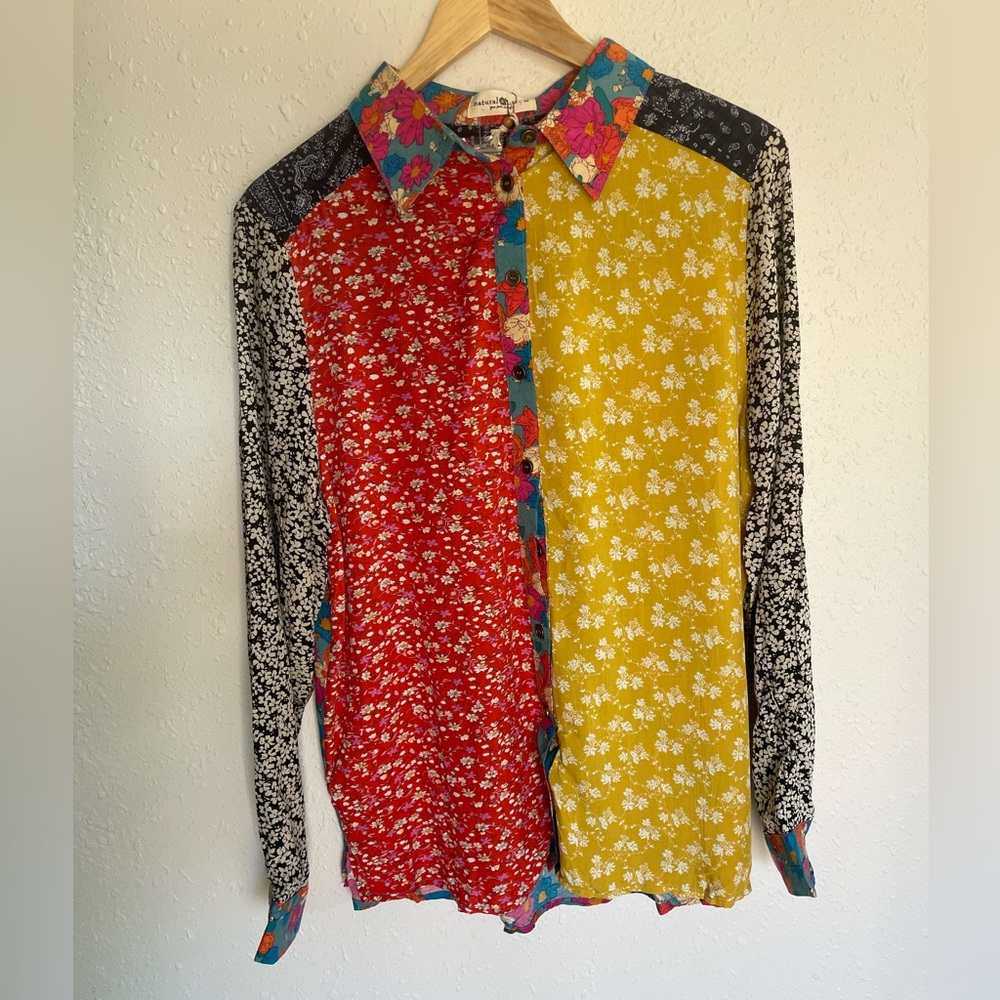 NATURAL LIFE Long sleeve blouse